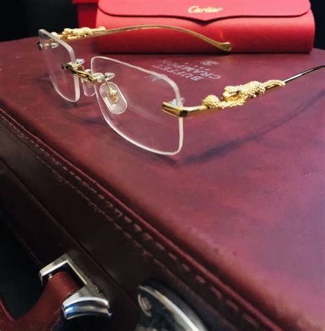 cheap cartier rimless glasses|cartier rimless glasses for sale.